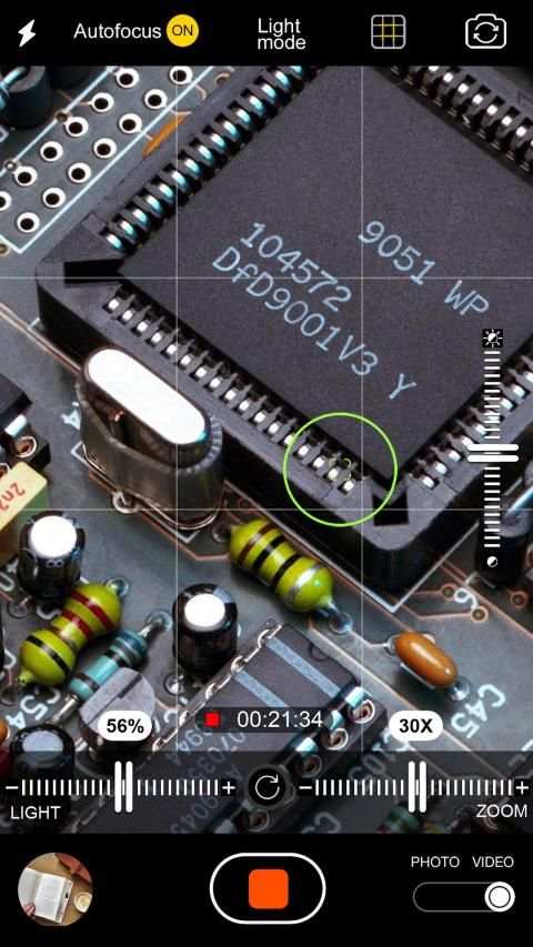 Magnifier Optical EyeGlasses 30x zoom Photo Video screenshot 2