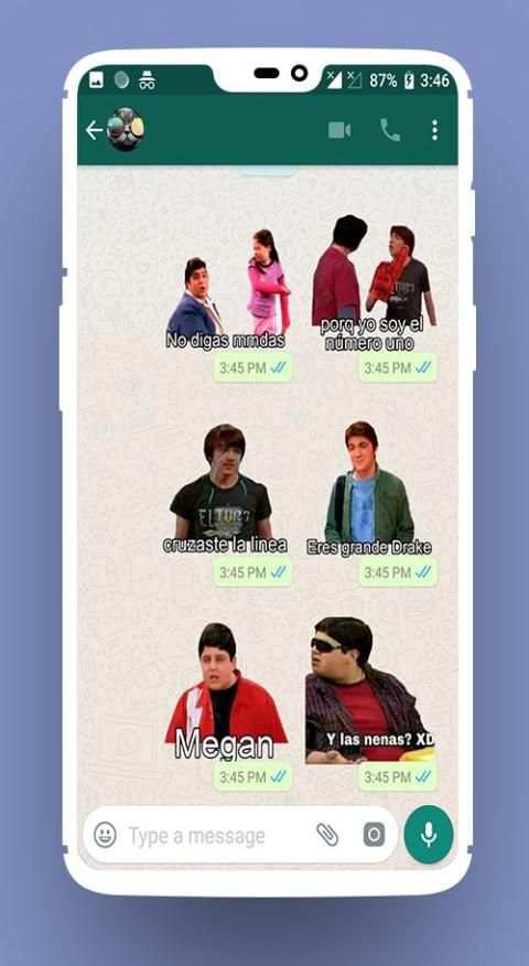 Stickers de Drake y Josh Para WhatsApp स्क्रीनशॉट 1