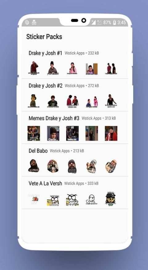 Stickers de Drake y Josh Para WhatsApp स्क्रीनशॉट 6