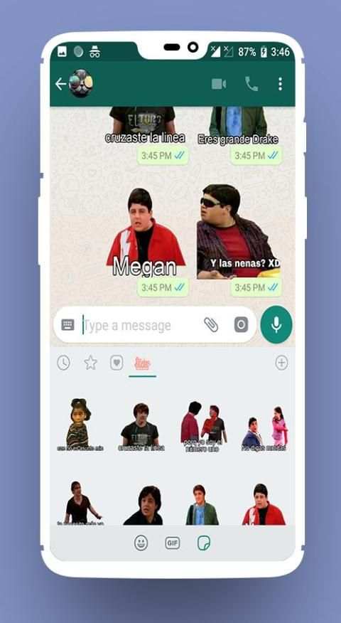 Stickers de Drake y Josh Para WhatsApp स्क्रीनशॉट 2