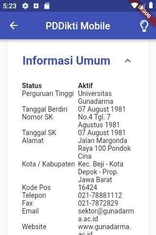 PDDikti Mobile screenshot 2