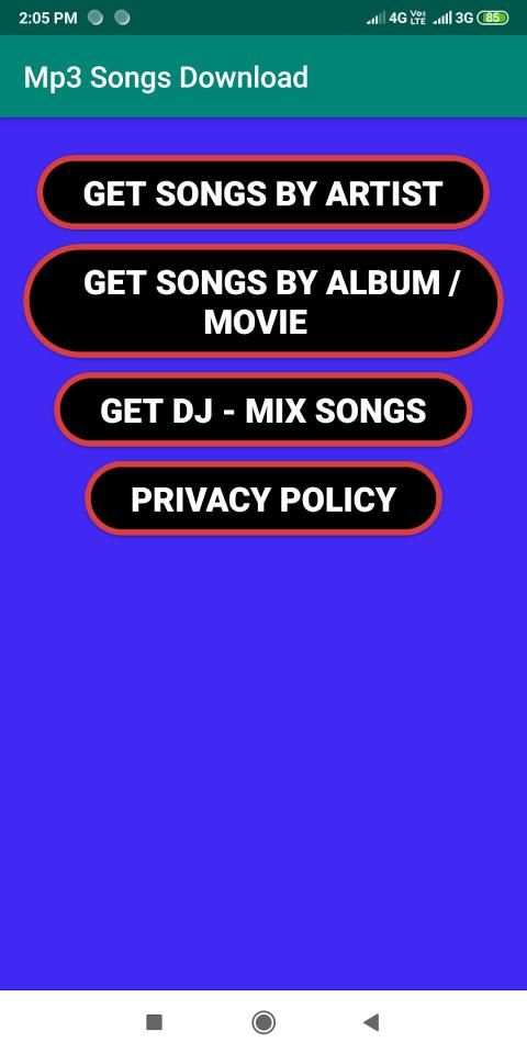Mp3 Songs Download screenshot 2