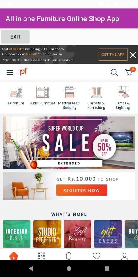 All in one Furniture Online Shop App screenshot 2