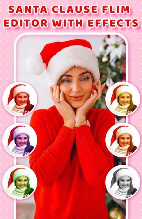 Santa Claus Film Editor With Effects स्क्रीनशॉट 2