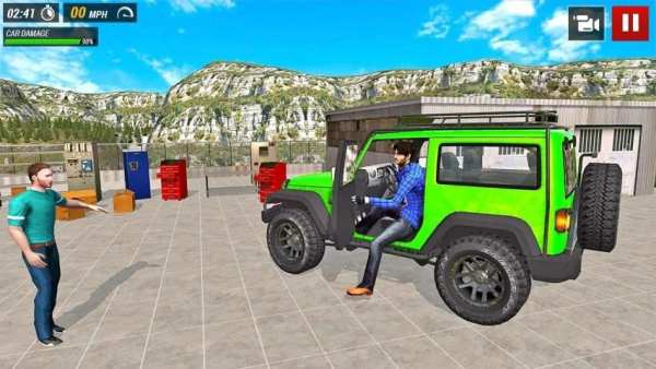ऑफरोड कार ड्राइविंग फ्री - Offroad Jeep Driving स्क्रीनशॉट 3