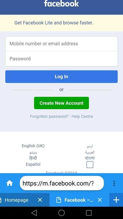 4G browser screenshot 1