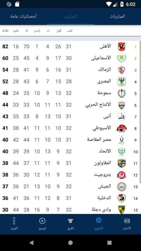 الدورى المصرى Egyptian League
‎ screenshot 7