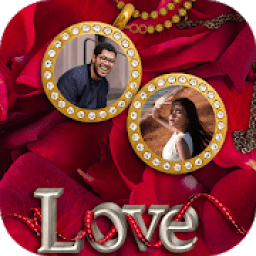 Dual Love Locket Photo Frames - Love Photo Editor आइकन