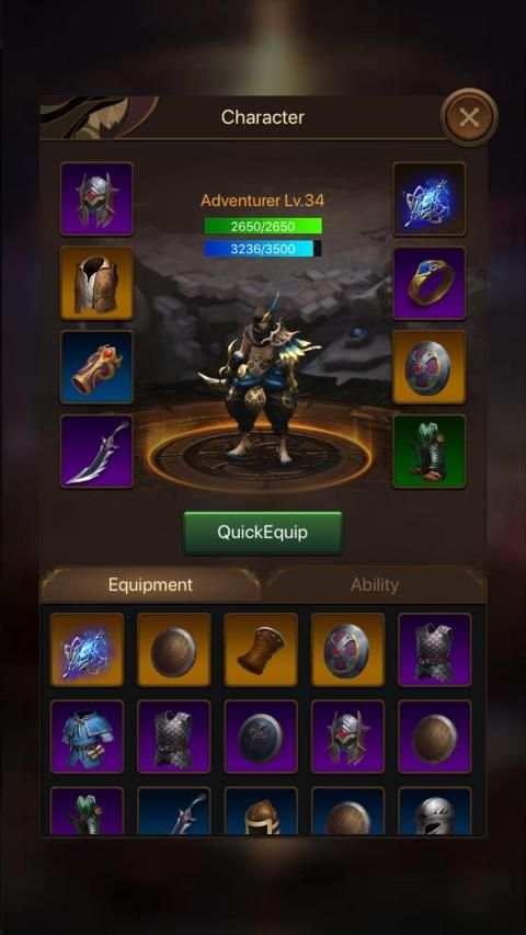 Dark Assassin - Idle Offline Time Killer RPG Game screenshot 15