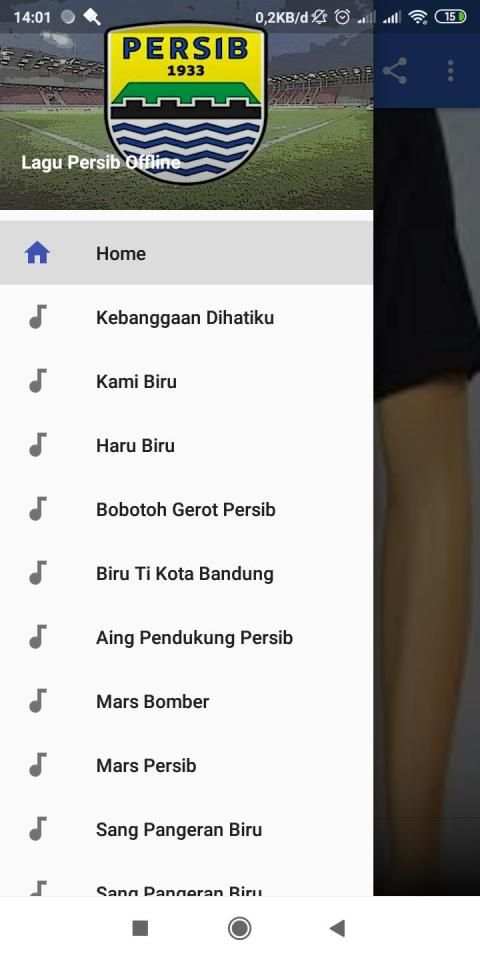 Lagu Persib Offline स्क्रीनशॉट 3