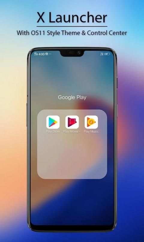 I phone X Launcher स्क्रीनशॉट 1