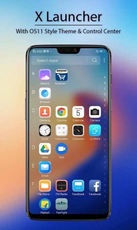 I phone X Launcher स्क्रीनशॉट 2