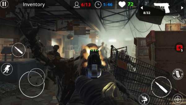 Zombie War Survival स्क्रीनशॉट 5