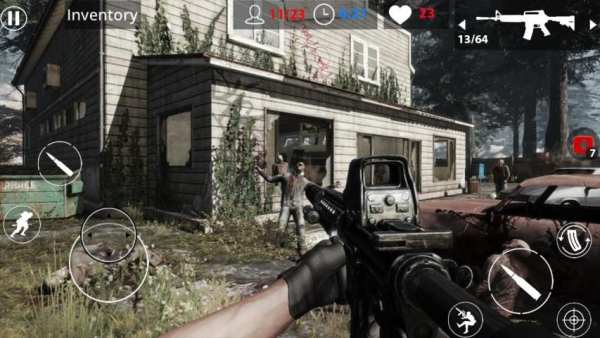 Zombie War Survival स्क्रीनशॉट 4