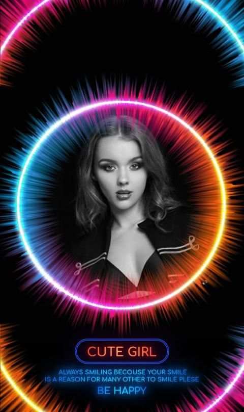 Music Beats - Particle.ly Video Status Maker स्क्रीनशॉट 1