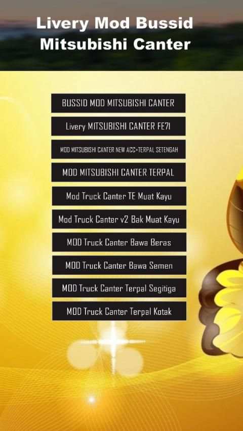 Mod Mitsubishi Canter Bussid screenshot 3