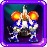Heros vs Zombie TD - War defend logo