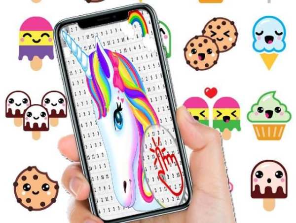 Unicorn Pixel Art Coloring By Number screenshot 7