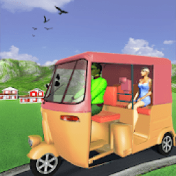 Offroad Auto TukTuk Real Rickshaw Hill Driver आइकन