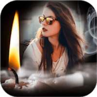 Candle Photo Frames Editor