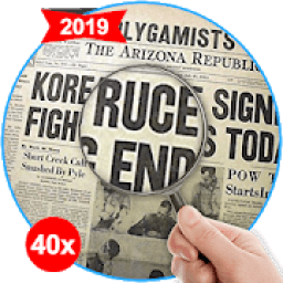 ikon Magnifying Glass Text Zoom 30x Camera