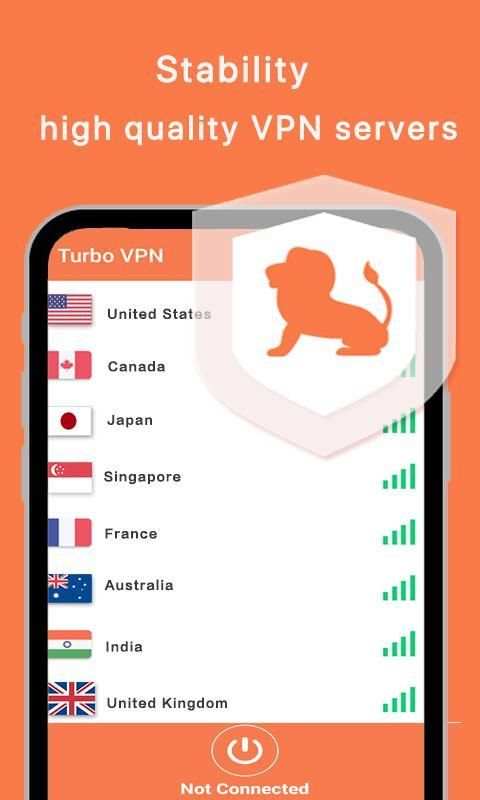 HOT Turbo VPN-Secure VPN&Free VPN Unlimited Proxy screenshot 2