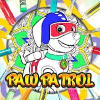 Mandala Paw Coloring