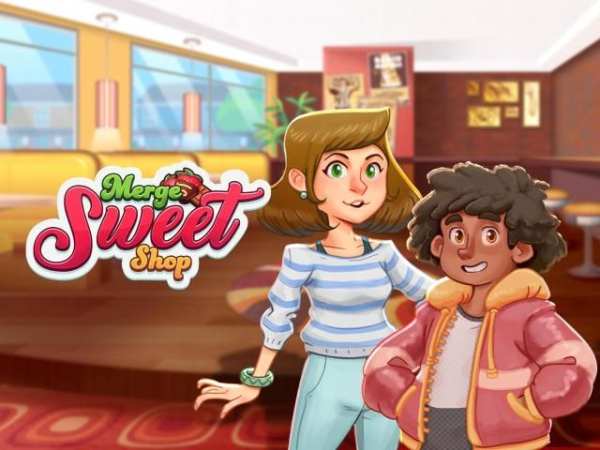 Merge Sweet Shop - Bakery Game screenshot 1