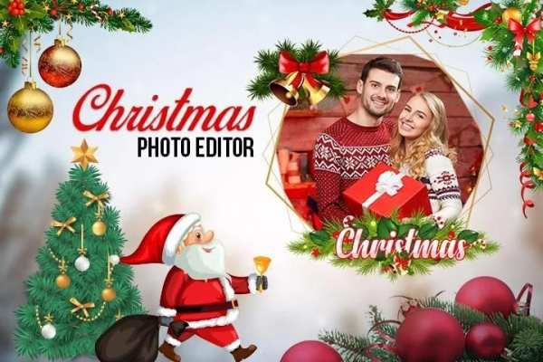 Christmas Photo Editor 2019 : Photo Frame स्क्रीनशॉट 1