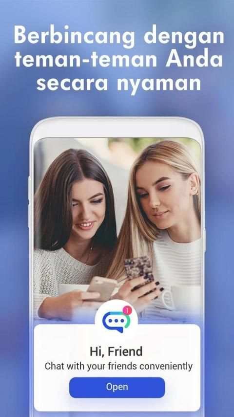 Messenger untuk Aplikasi Sosial screenshot 1