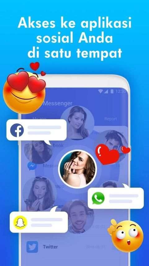 Messenger untuk Aplikasi Sosial screenshot 4