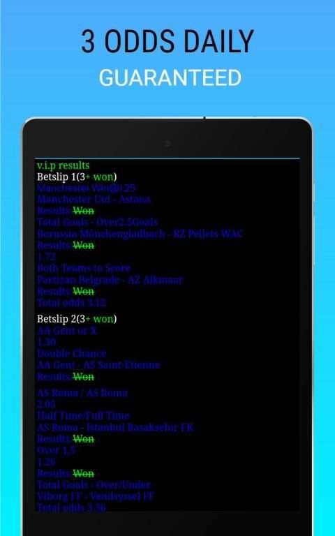 Oddstar VIP :DAILY Betting TIPS and PREDICTIONS screenshot 3