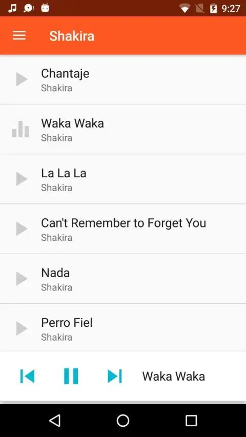 Shakira Songs Offline Music (all songs) screenshot 2