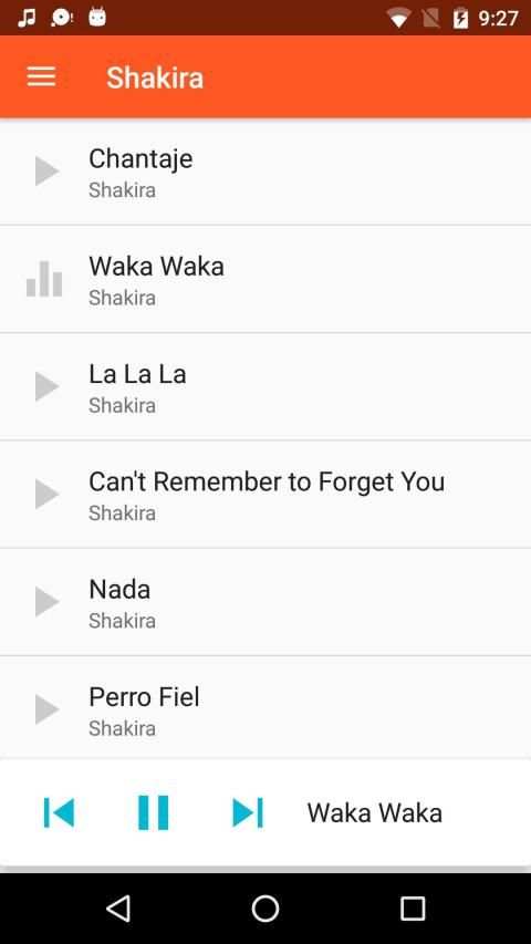 Shakira Songs Offline Music (all songs) screenshot 2