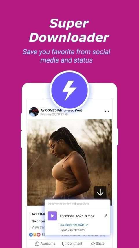 Download Manager - Video, Music, Files screenshot 2
