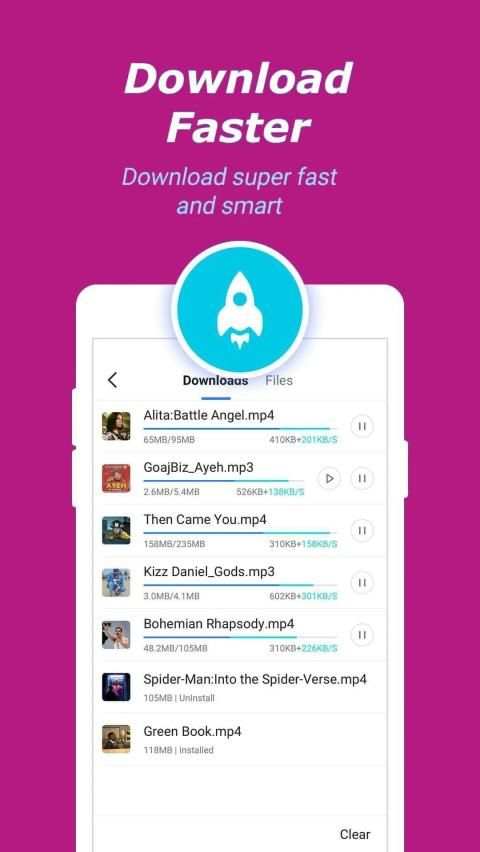 Download Manager - Video, Music, Files screenshot 4