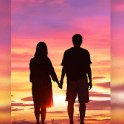 Square Photo - Blur Image Background आइकन