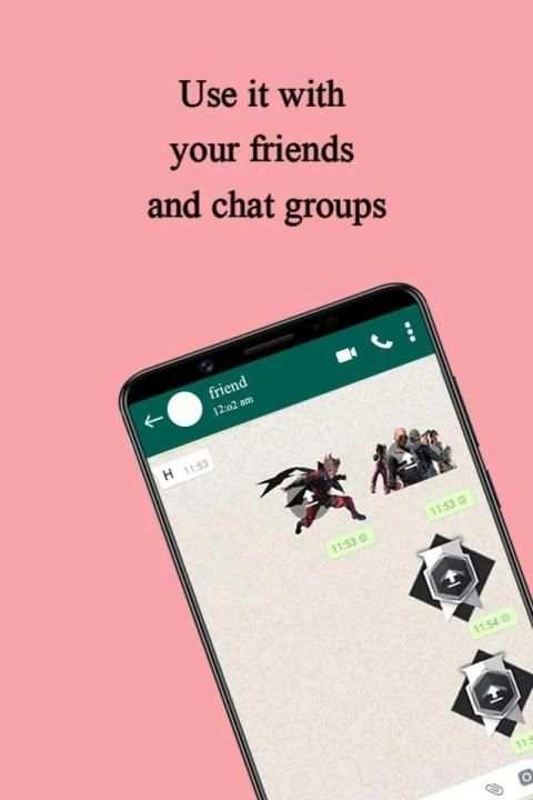 WhatsApp Sticker for Freefire & Pubg screenshot 1