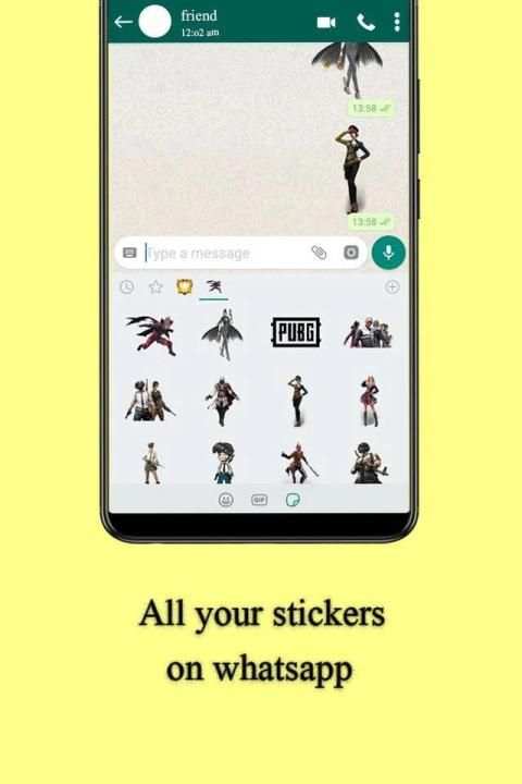 WhatsApp Sticker for Freefire & Pubg screenshot 2