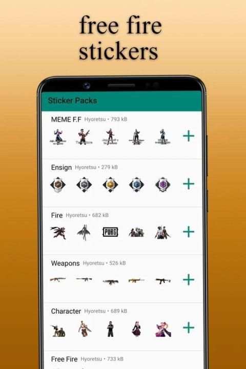 WhatsApp Sticker for Freefire & Pubg screenshot 4