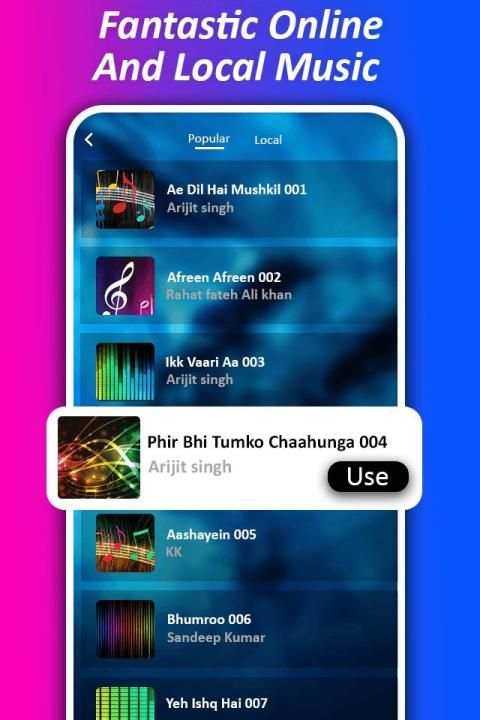 Music Video Status Maker : Video Editor MV Maker screenshot 2