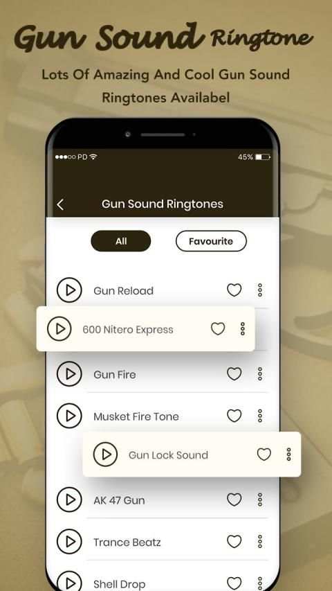Gun Sound Ringtone स्क्रीनशॉट 2
