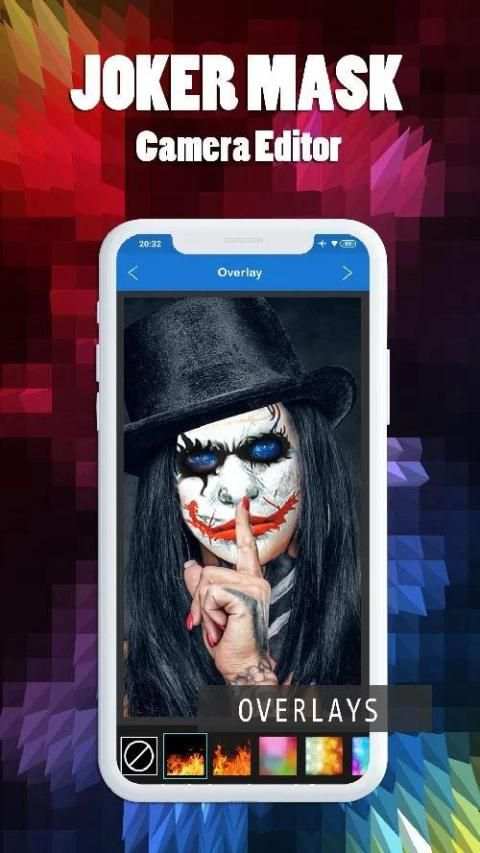 Joker Mask Camera Editor स्क्रीनशॉट 2
