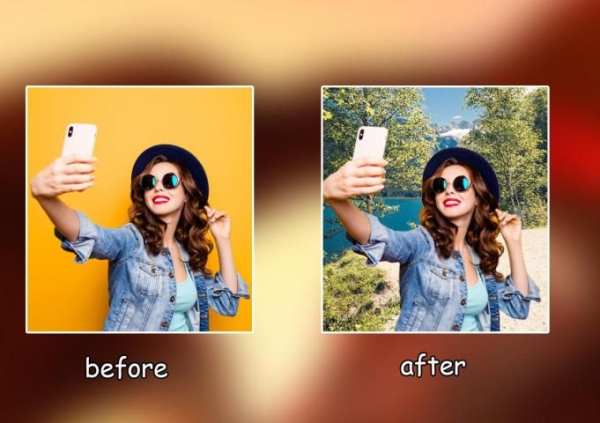 Automatic Photo Background Changer : Photo editor स्क्रीनशॉट 1