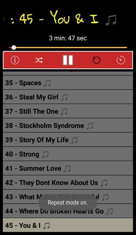One Direction SONGS 2019 OFFLINE ( 45 SONGS ) स्क्रीनशॉट 2