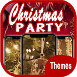 Christmas Lights Tree Party Wallpaper आइकन