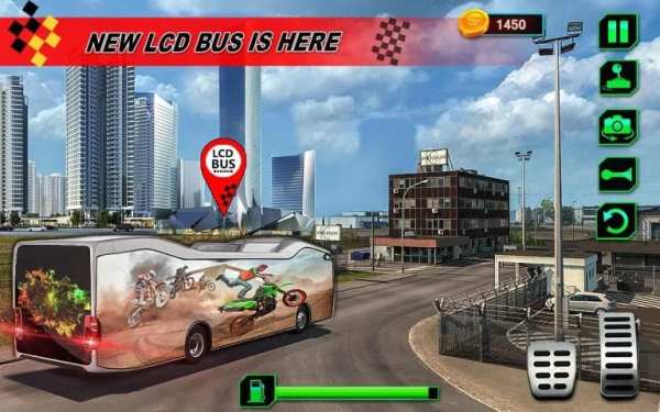LCD Future Bus Driving Simulator: Bus Games 2019 screenshot 2