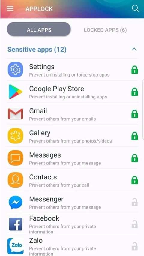 Caps APP Lock screenshot 2
