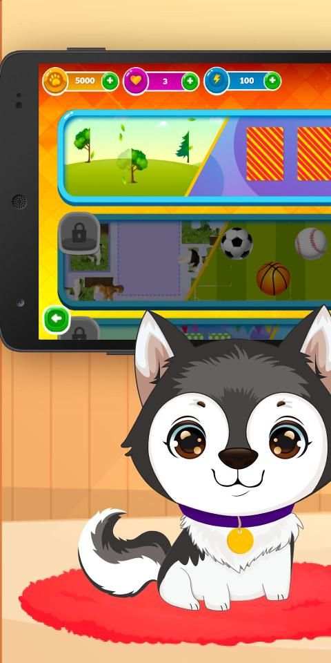 Husky Logic - Puzzle Game स्क्रीनशॉट 1
