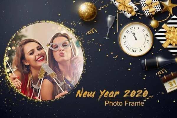 Happy New Year Photo Frame 2020 : Photo Editor screenshot 1